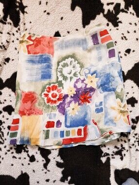 WOMEN'S 90'S MINI SKIRT - MULTI